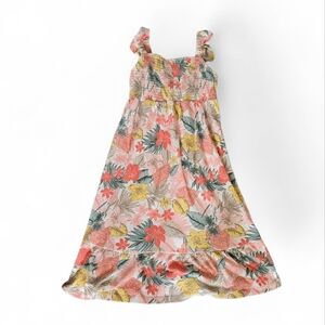 Carter's Floral Kids Dress - Pink, Yellow, Green